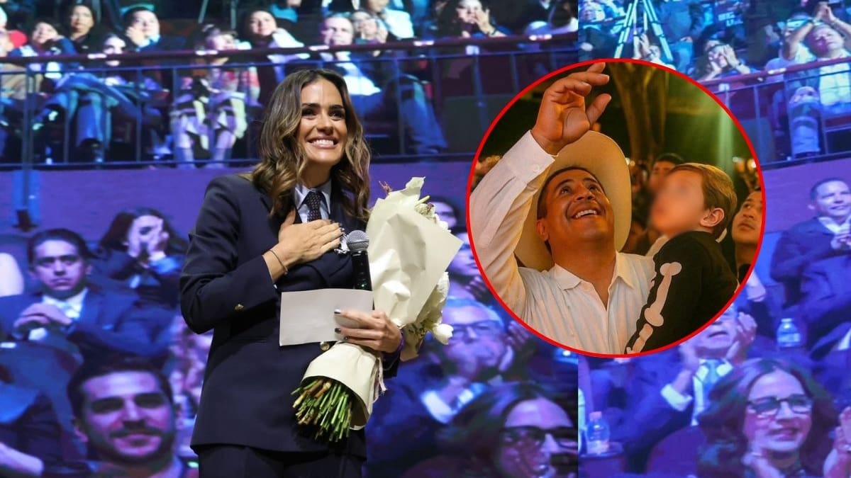 Alessandra Rojo de la Vega rinde homenaje a Carlos Manzo durante su Primer Informe de Gobierno en Cuauhtémoc