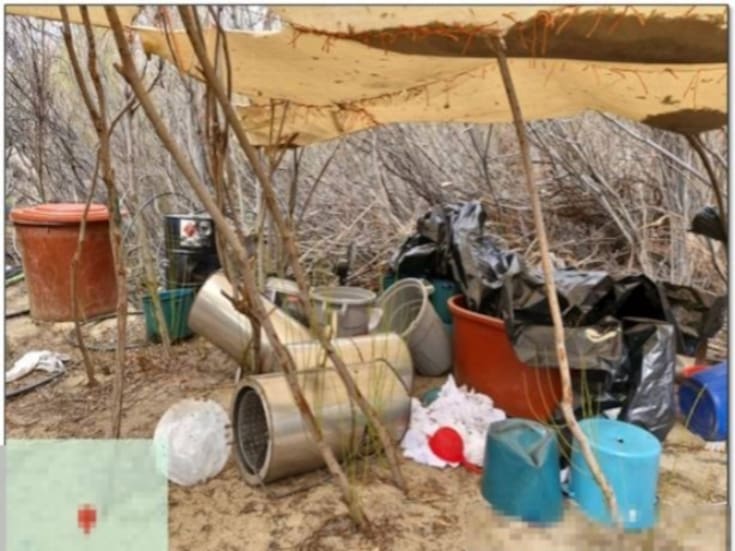 Secretaría de Marina inhabilita laboratorio clandestino en San Matías, Baja California