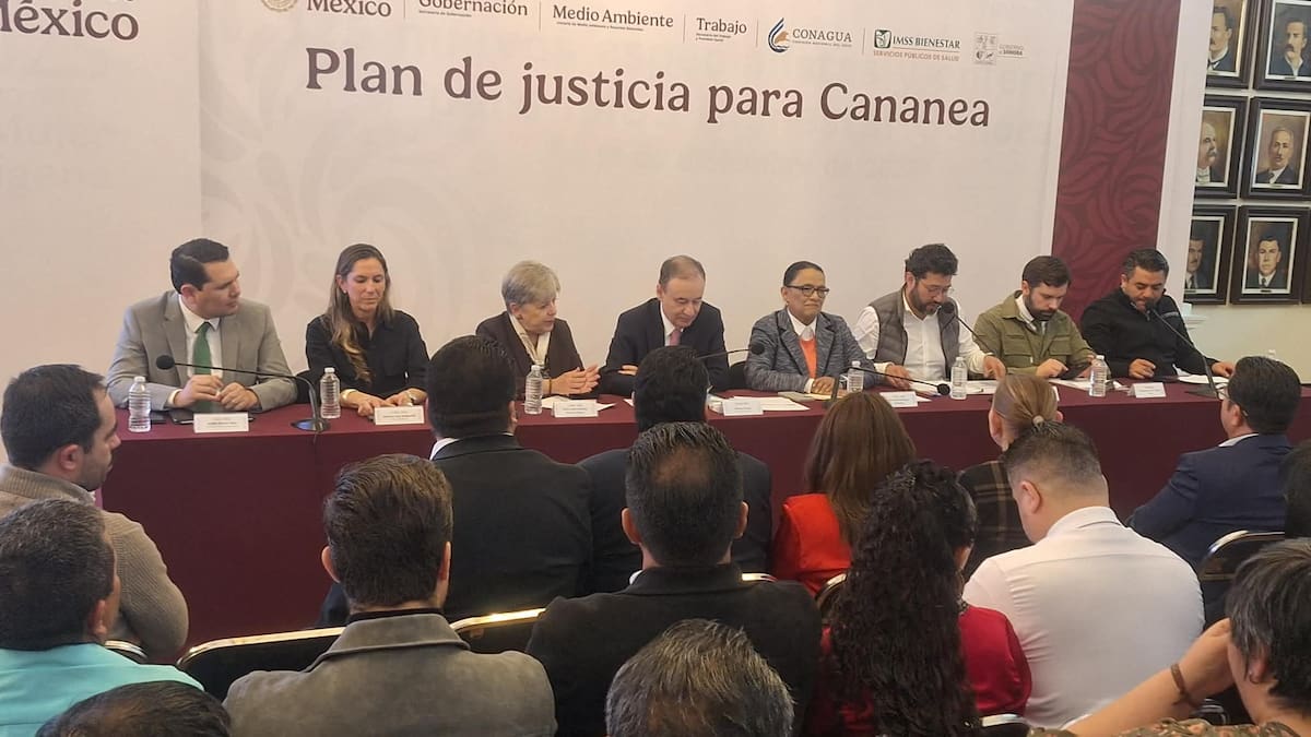 El Plan de Justicia para Cananea se ejecuta con participación del Gobierno federal, estatal y Grupo México. FOTO: ESPECIAL