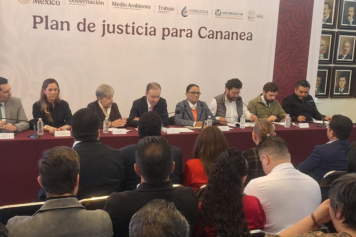 Plan de Justicia para Cananea contempla hospital, plantas potabilizadoras y fondo de recursos millonario