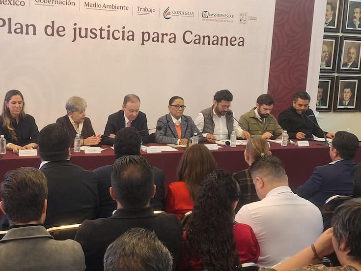 Plan de Justicia para Cananea contempla hospital, plantas potabilizadoras y fondo de recursos millonario