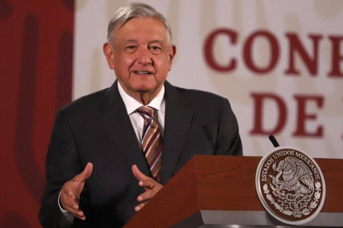 Conferencia de AMLO desde Palacio Nacional