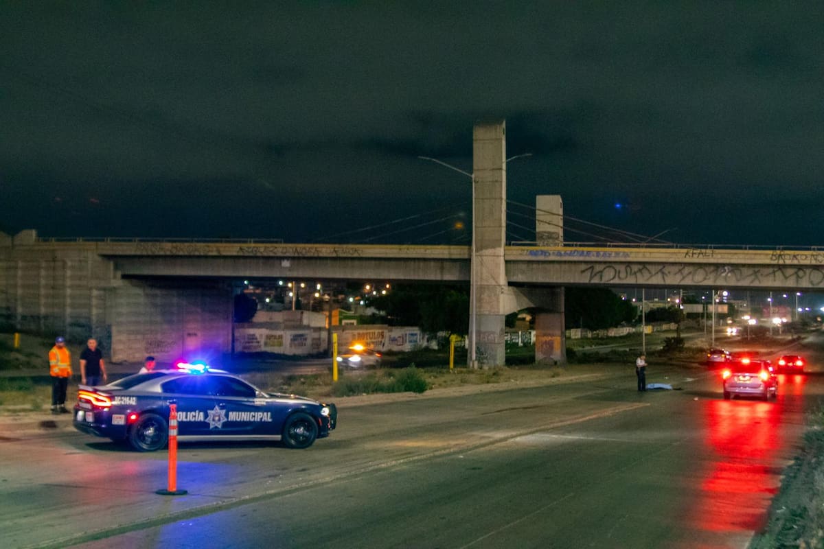 El percance se registró alrededor de las 23:00 horas de ayer. Foto: Border Zoom