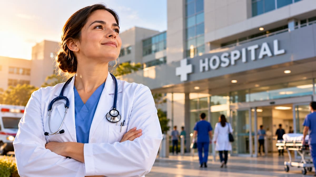 Hoy, 23 de octubre, se conmemora a los médicos. | Imagen hecha con IA de ChatGPT