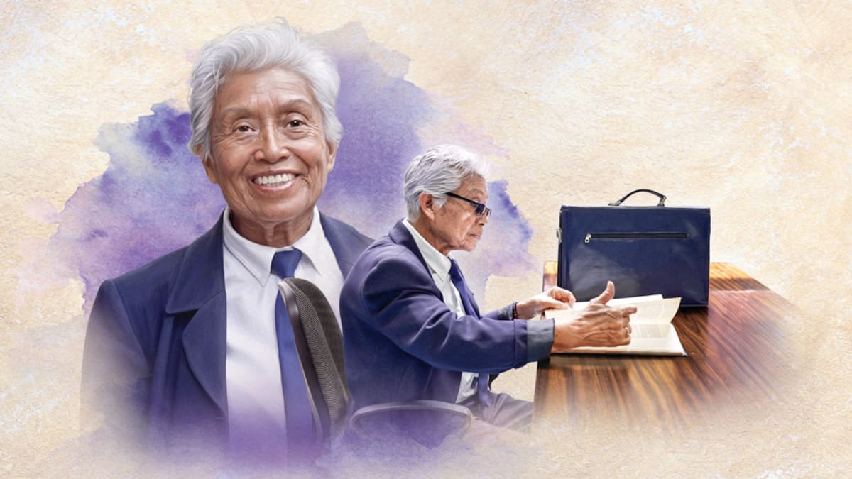 Elvia Martínez obtuvo a los 71 años el título de licenciada en Psicología por la FES Iztacala de la UNAM. |Gaceta UNAM.
