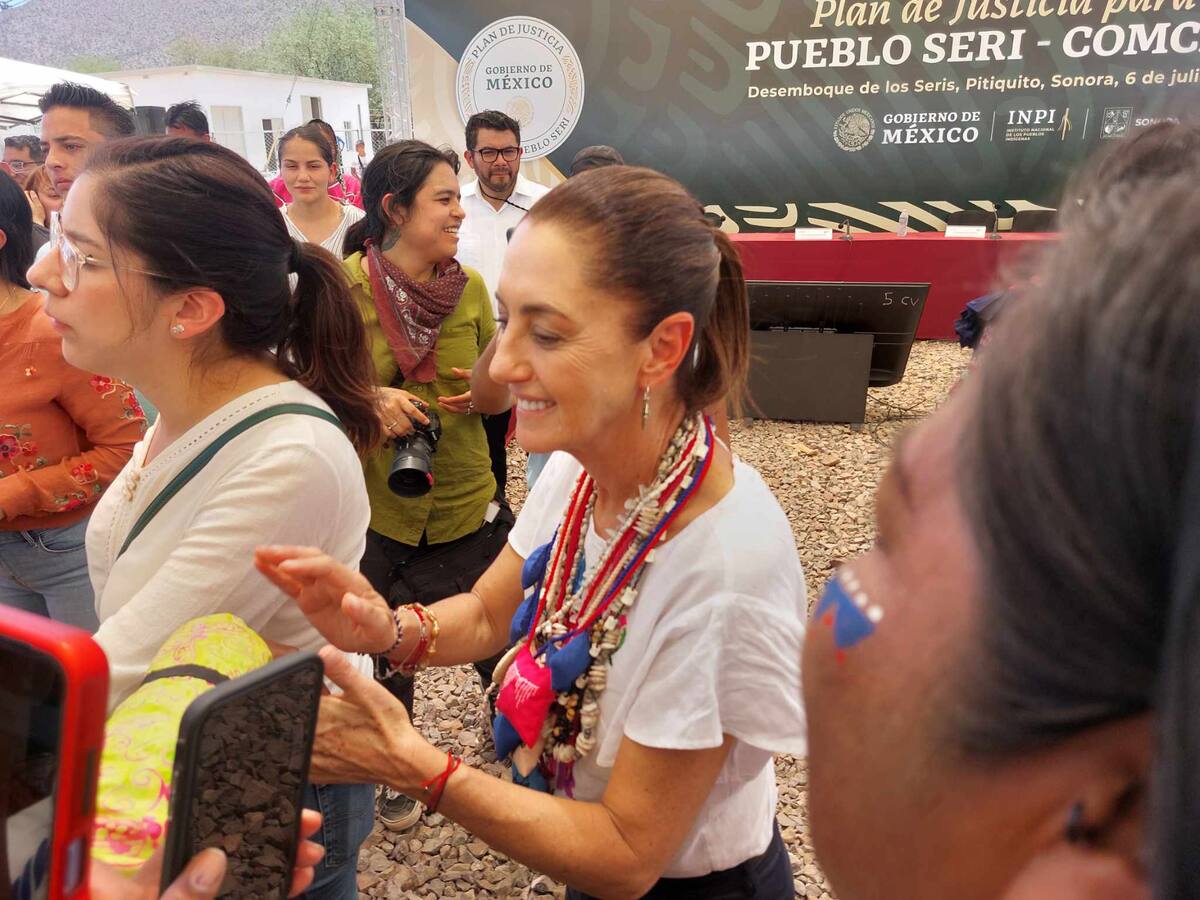 Sheinbaum y AMLO en Hermosillo