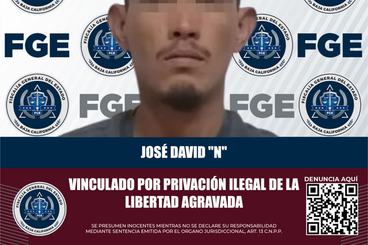 Dictan prisión a sospechoso de secuestro en Mexicali