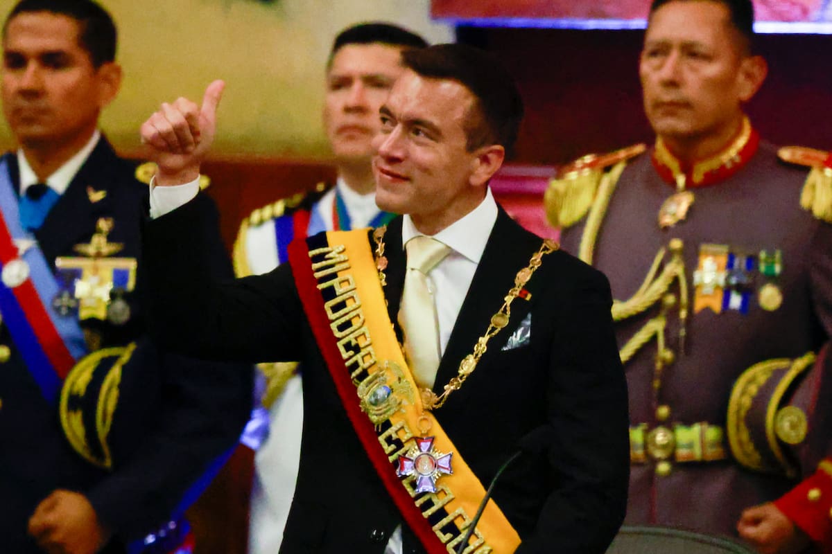 Daniel Noboa asegura que Ecuador alcanzó la pobreza más baja de su historia tras una recuperación económica y ajustes con el FMI