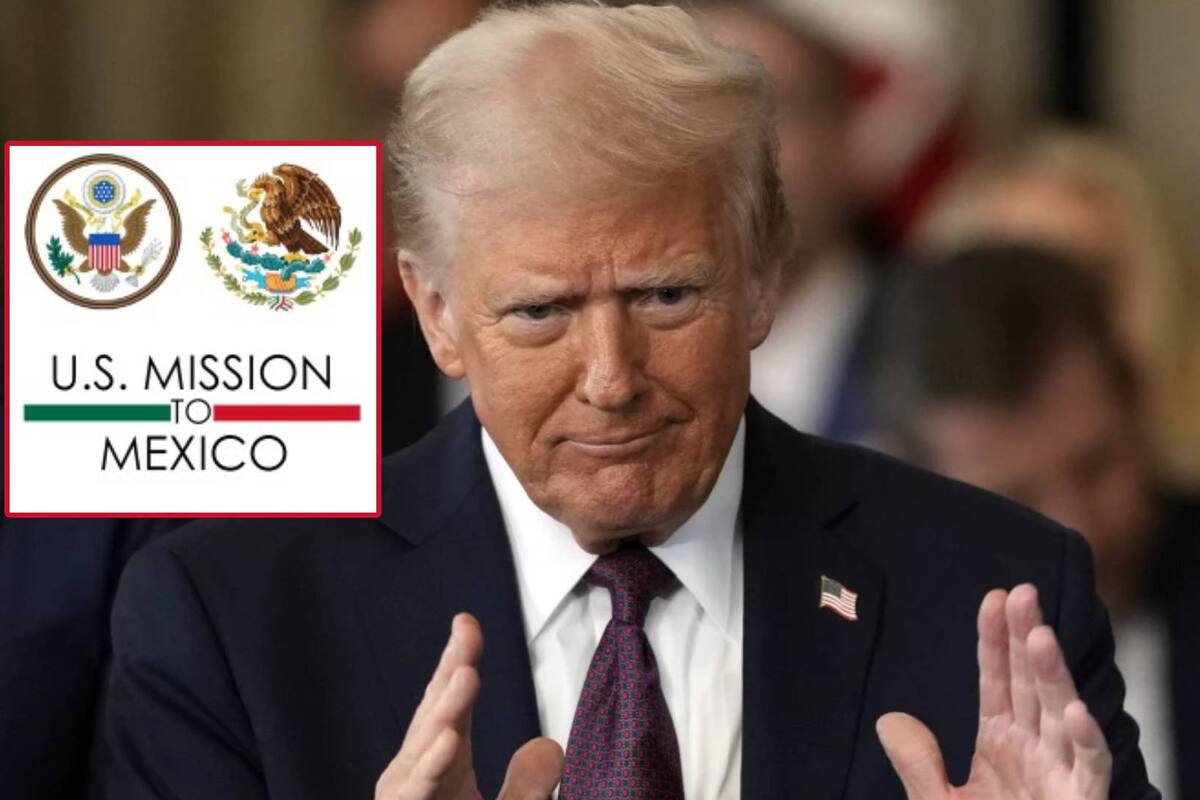 Embajada de EU en México festeja el regreso de Trump: “América está de vuelta”