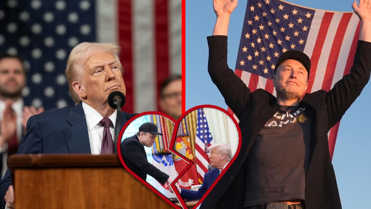 Elon Musk desata guerra con Trump tras criticar su “abominable” mega proyecto de ley. FOTO: Especial