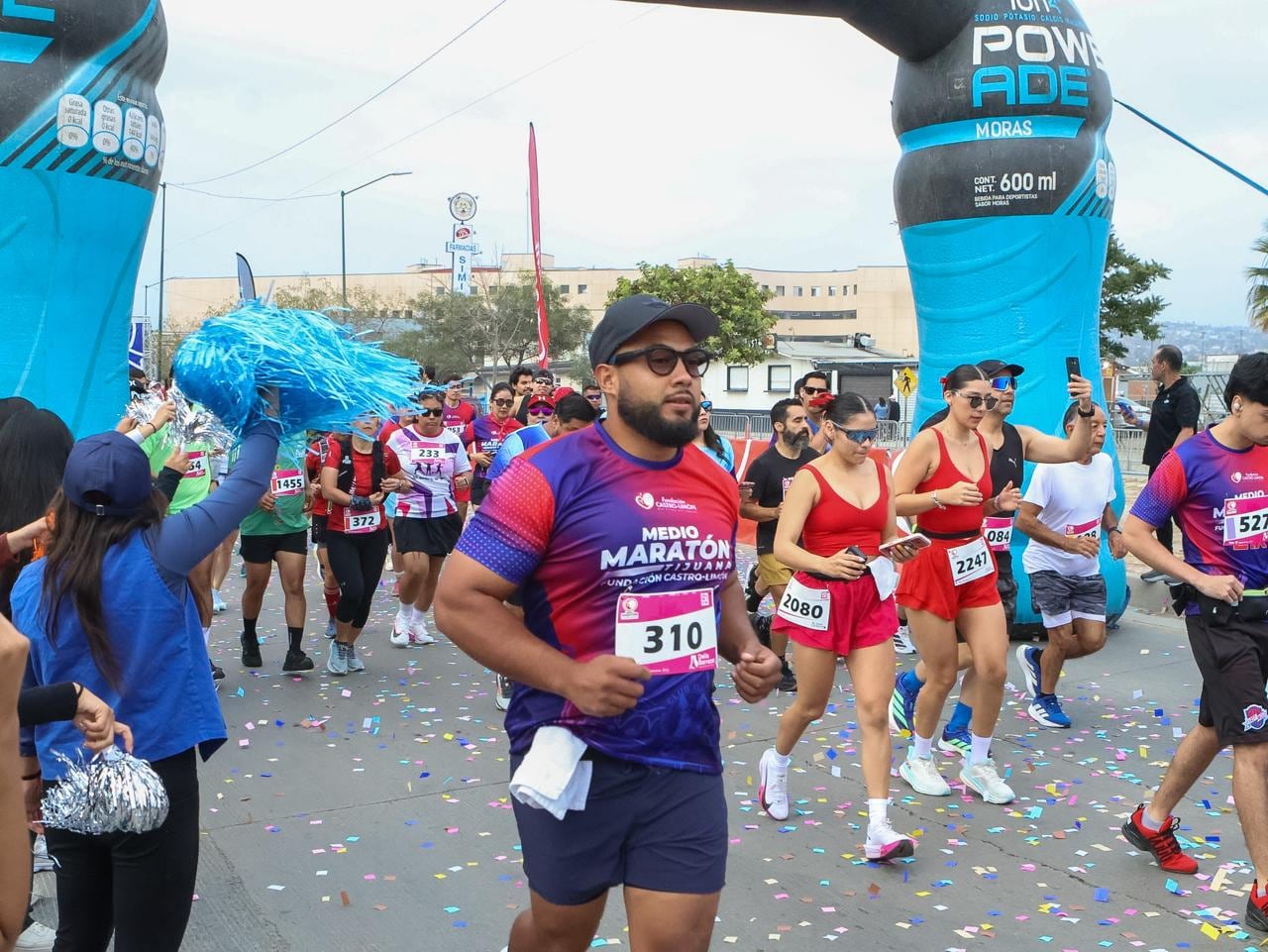 La carrera pasó por lugares como Minarete, Zona Río, Centro, y Agua Caliente. Foto: Border Zoom
