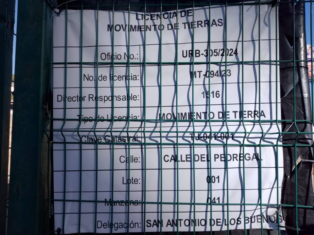 Piden vecinos cancelar obra donde aconteció un deslizamiento en Fraccionamiento Valle del Pedregal