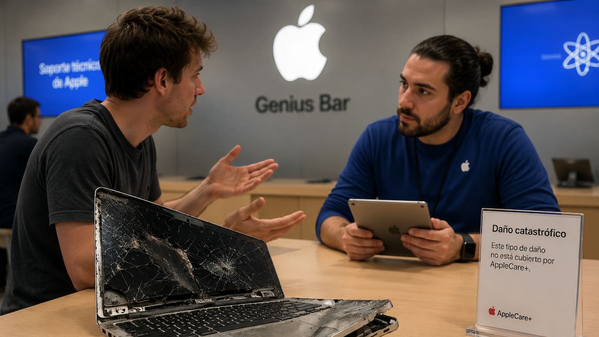 Un usuario pagó AppleCare+ para proteger su MacBook Pro, pero Apple negó la reparación tras un choque vial por considerar el daño fuera de cobertura
