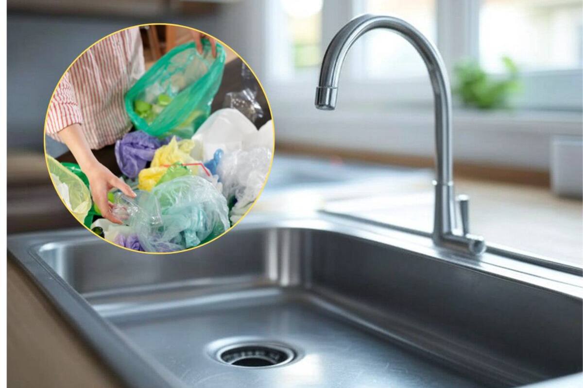 ¿Por qué poner una bolsa de plástico en el desagüe del lavaplatos puede ser útil?