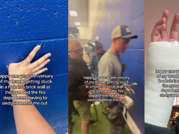 “Tuvieron que utilizar martillos y ella acabó en el médico”: Mujer da a conocer cómo se le atoró un solo dedo en el gimnasio