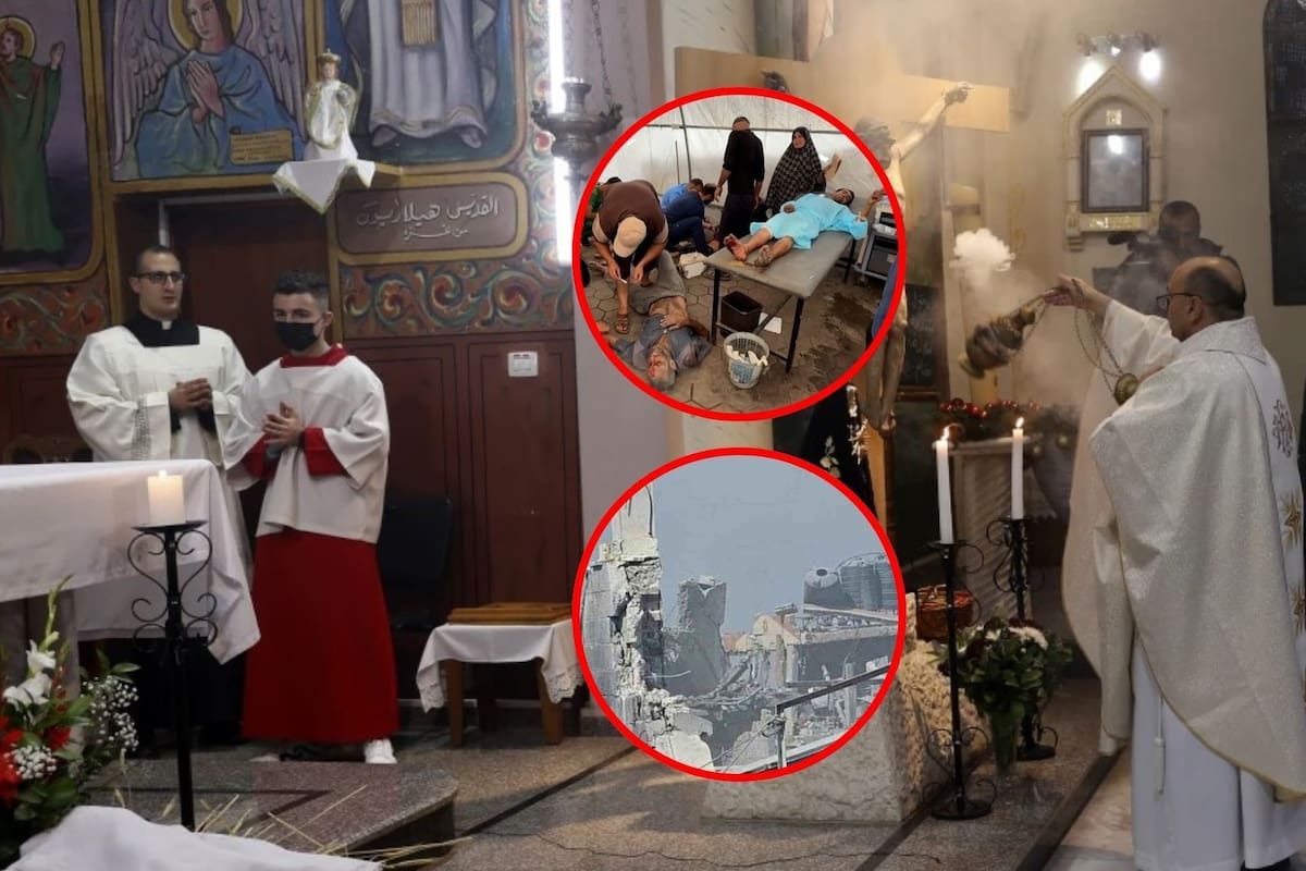 Ataque israelí a la única iglesia católica de Gaza deja dos muertos y varios heridos; el Papa condena el ataque