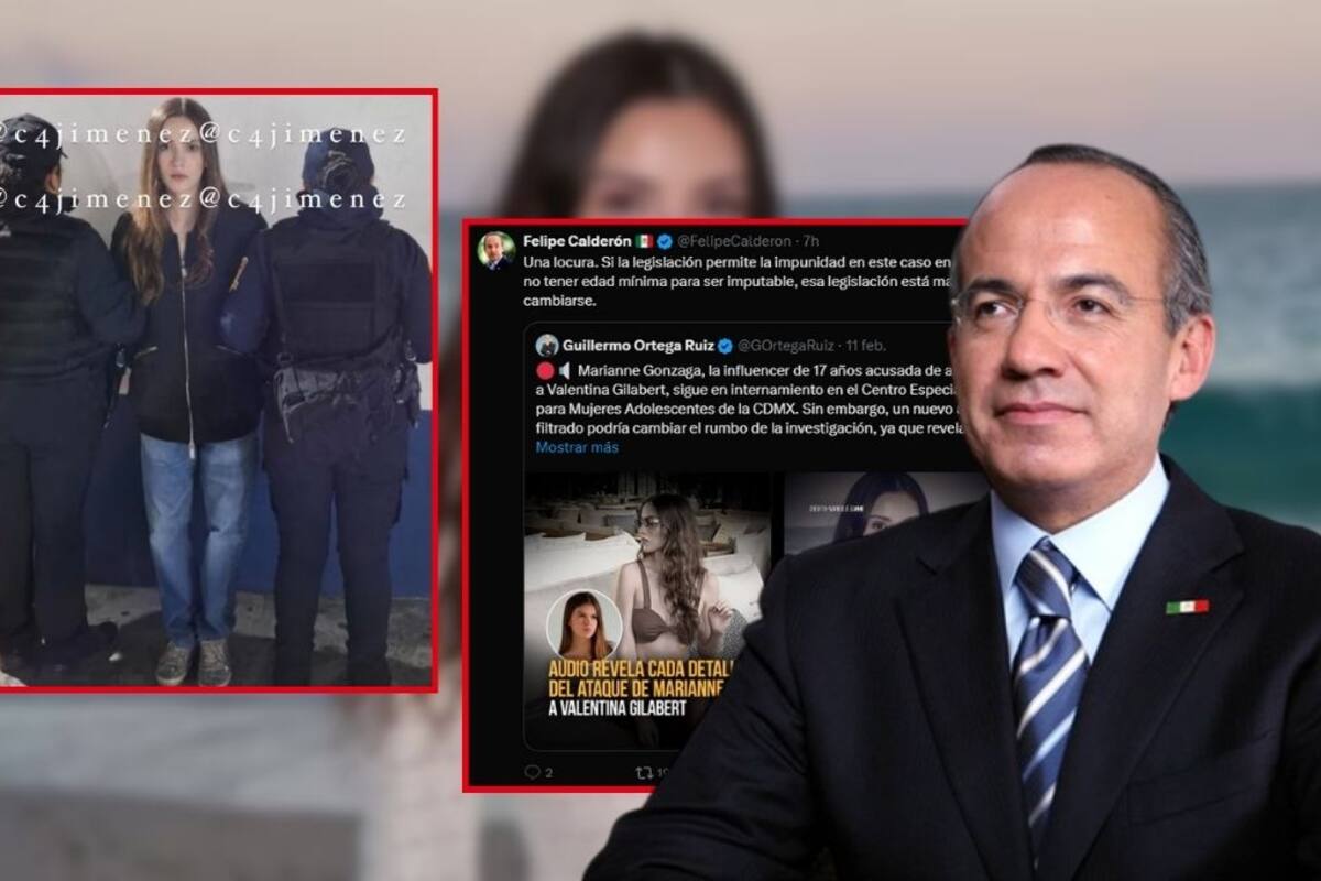 “Una locura si hay impunidad” dice Felipe Calderón sobre el caso de Marianne Gonzaga; exige cambios en la ley