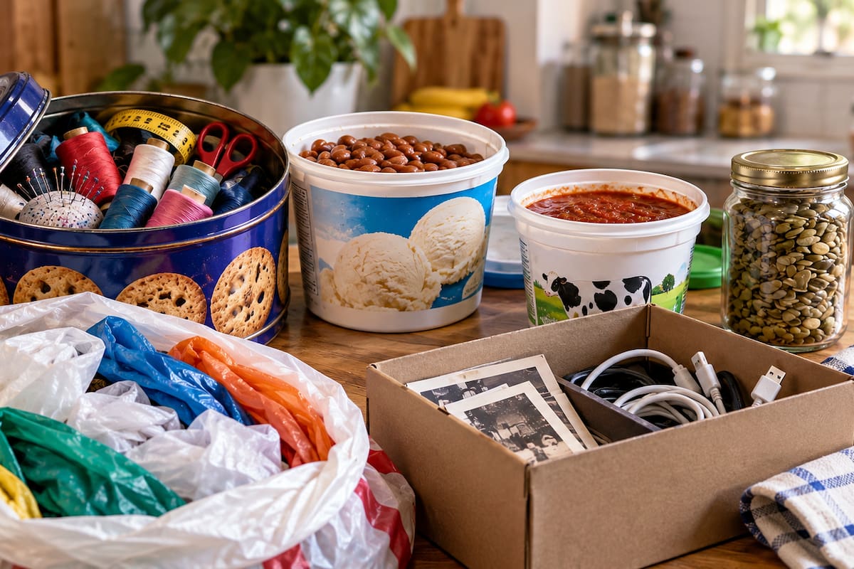 De guardar hilos en latas de galletas a poner frijoles en botes de nieve, una costumbre arraigada donde el envase casi nunca guarda lo que promete: ¿por qué los mexicanos reutilizamos tanto?