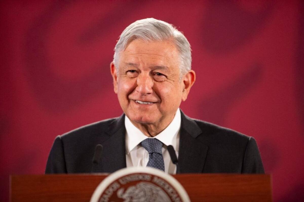 Conferencia de AMLO desde Palacio Nacional