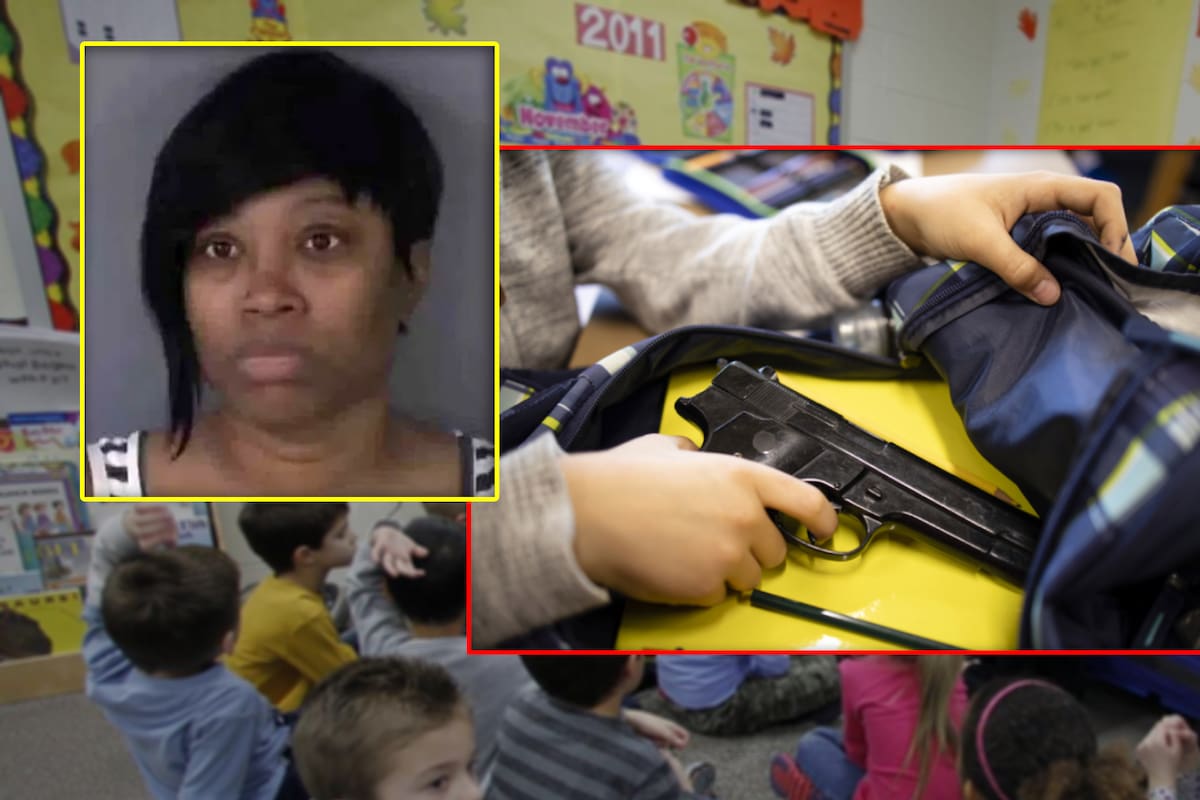 Mamá le escondió una pistola a su hija de primaria en la mochila y es arrestada por negligencia infantil: “Podría haber terminado en tragedia”
