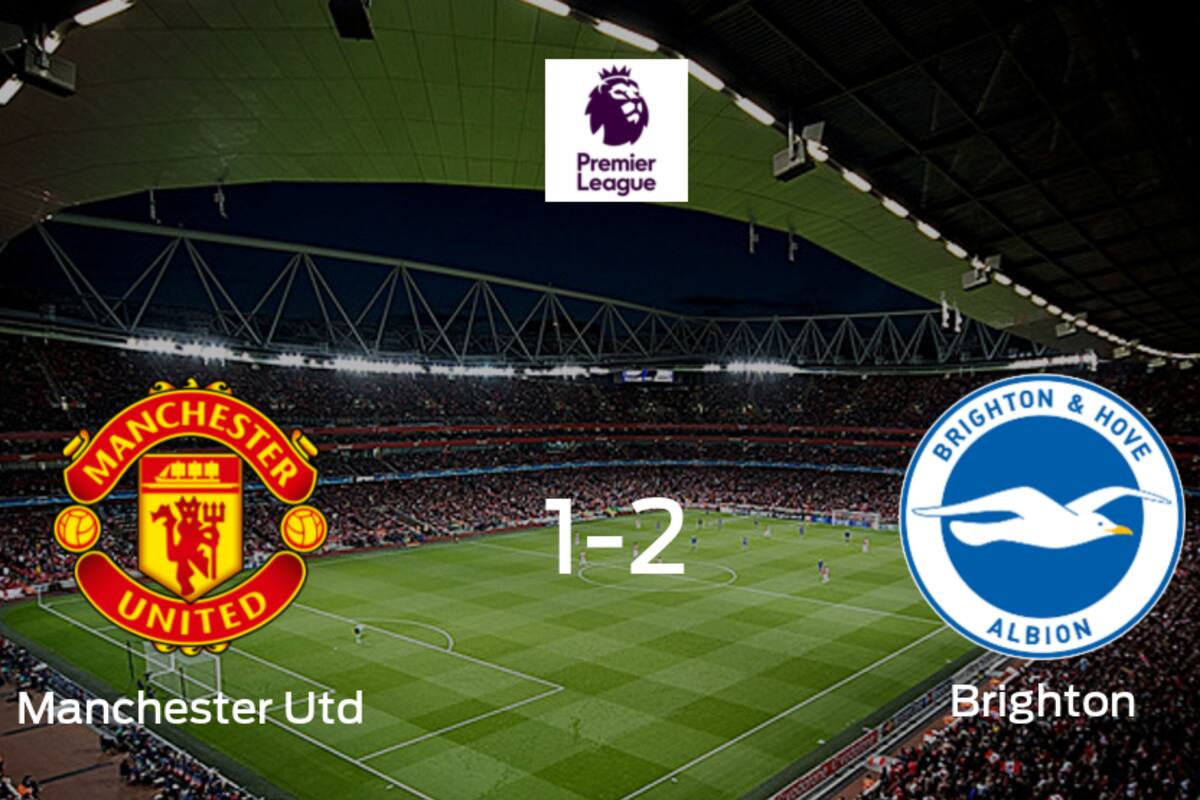 Brighton and Hove Albion se lleva el triunfo después de ganar 2-1 a Manchester
United