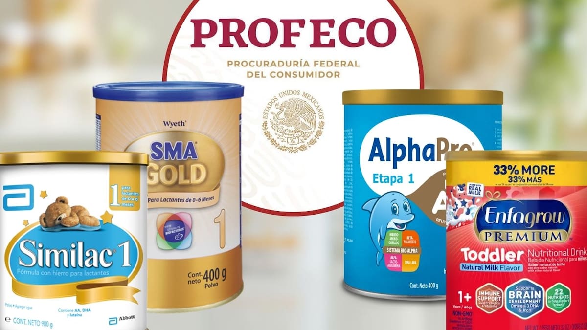 Profeco analizó leche en polvo para bebés (fórmulas lácteas) y concluye que Similac, AlphaPro, SMA Gold, Enfagrow y Natura Baby son las que cumplen con un contenido nutricional más completo, siendo totalmente libres de jarabe de maíz o azúcar añadido