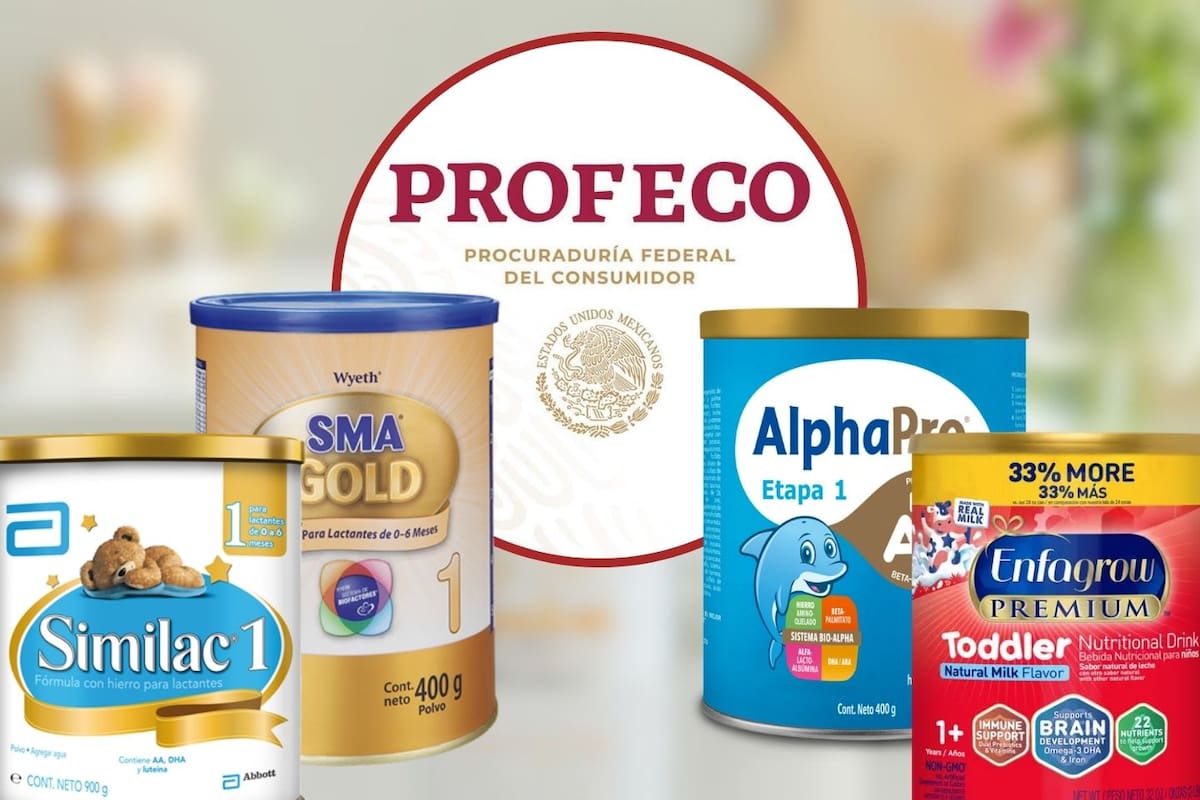 Profeco analizó leche en polvo para bebés (fórmulas lácteas) y concluye que Similac, AlphaPro, SMA Gold, Enfagrow y Natura Baby son las que cumplen con un contenido nutricional más completo, siendo totalmente libres de jarabe de maíz o azúcar añadido