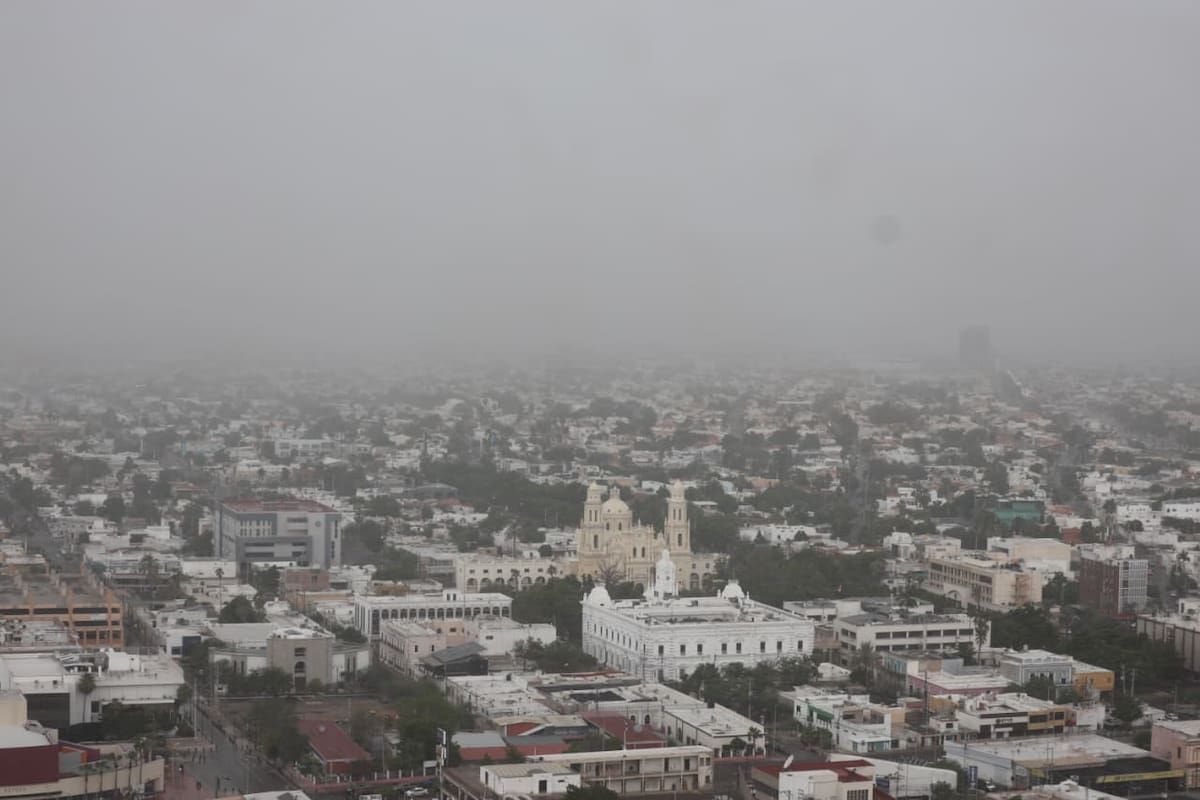 Lluvias en Hermosillo dejan acumulados de hasta 16.76 milímetros y rachas de viento de 54.7 km/h