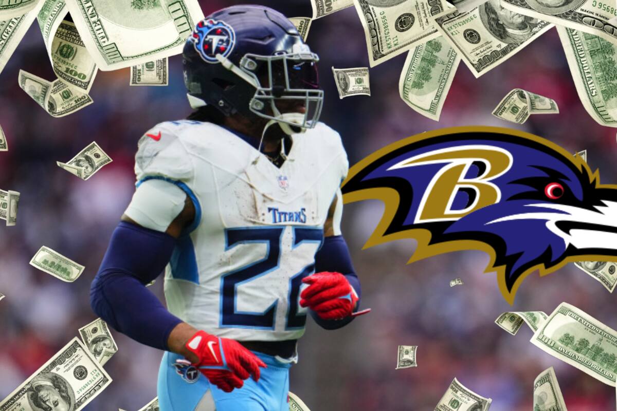 NFL: Derrick Henry firma contrato de dos años y $16 millones de dólares con los Ravens en la agencia libre