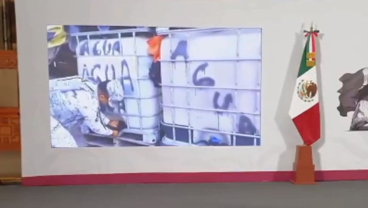 La presidenta Sheinbaum desmintió, con un video como prueba, que la Guardia Nacional use combustible robado en la carretera México-Querétaro.