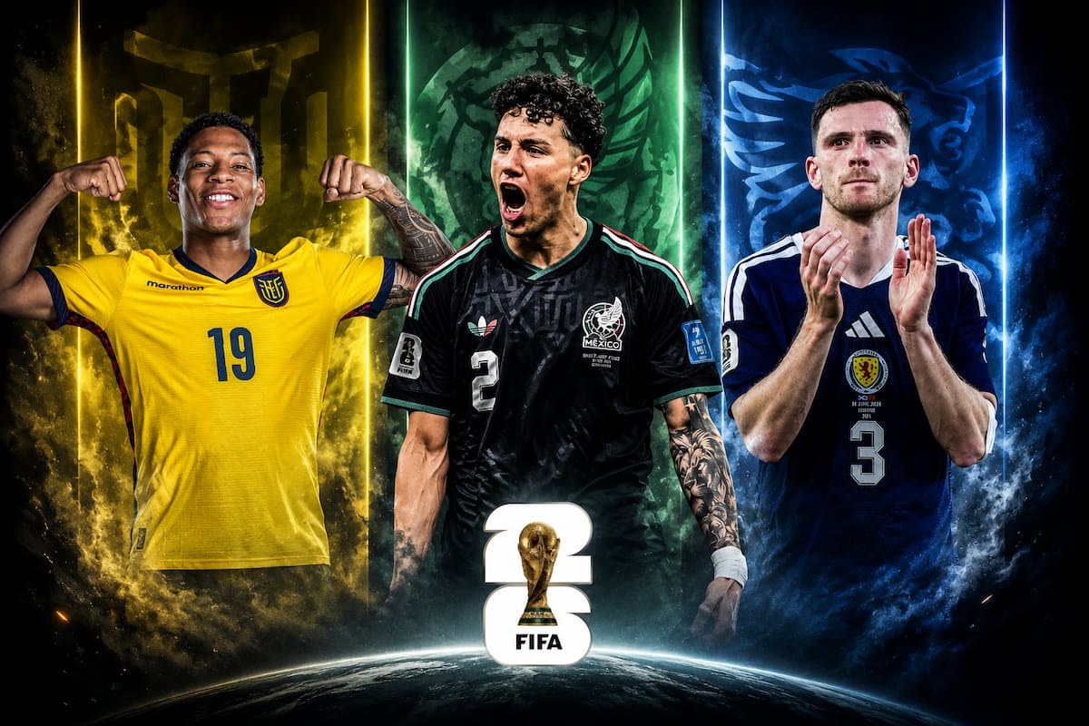 ¿Escocia o Ecuador? Cómo se define quién será el rival de México en los dieciseisavos del Mundial 2026