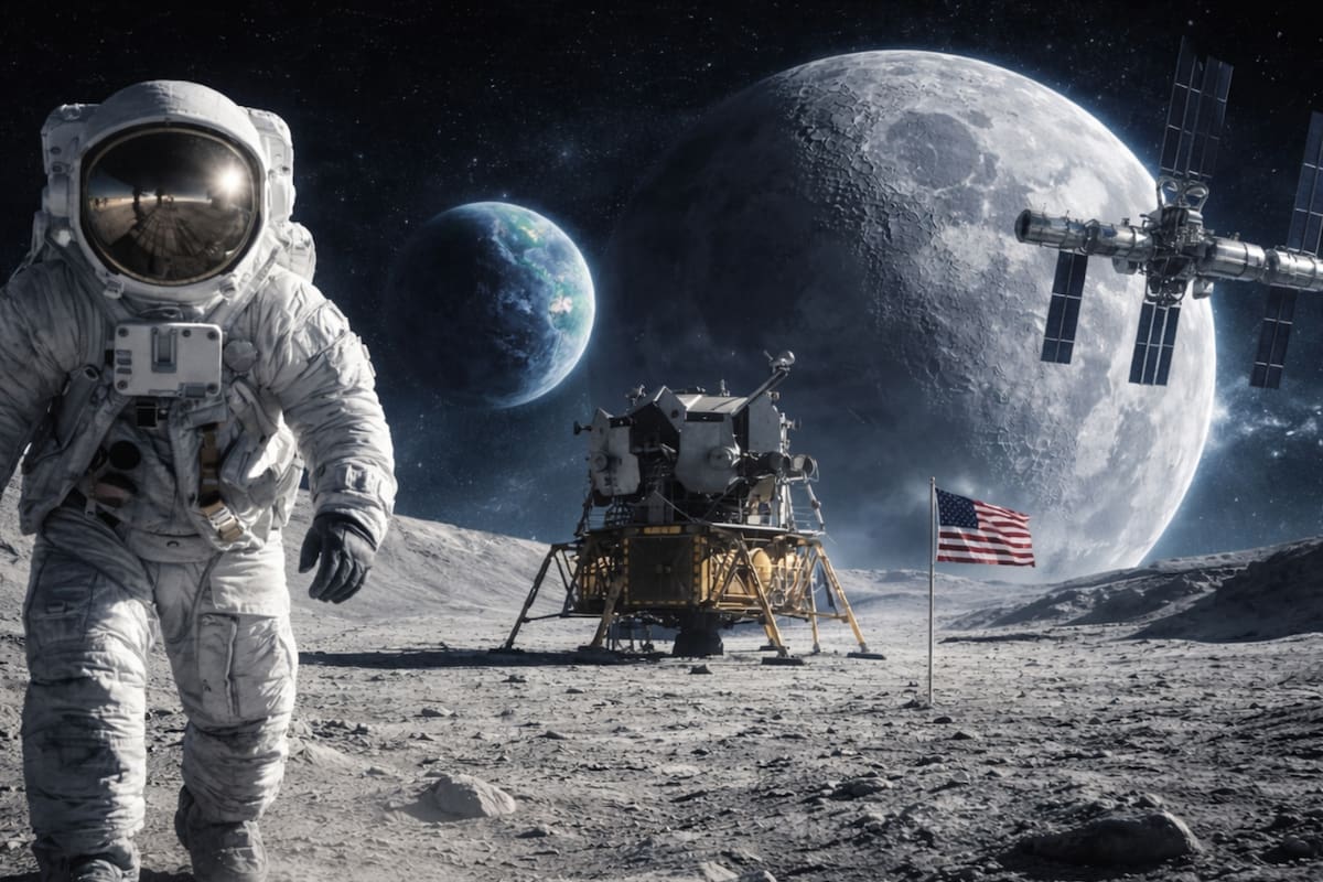 La NASA anuncia que en 2026 sus astronautas viajarán más lejos que nunca y volverán al entorno lunar, como parte del plan de EE.UU. para regresar a la Luna y establecer una presencia permanente en el espacio
