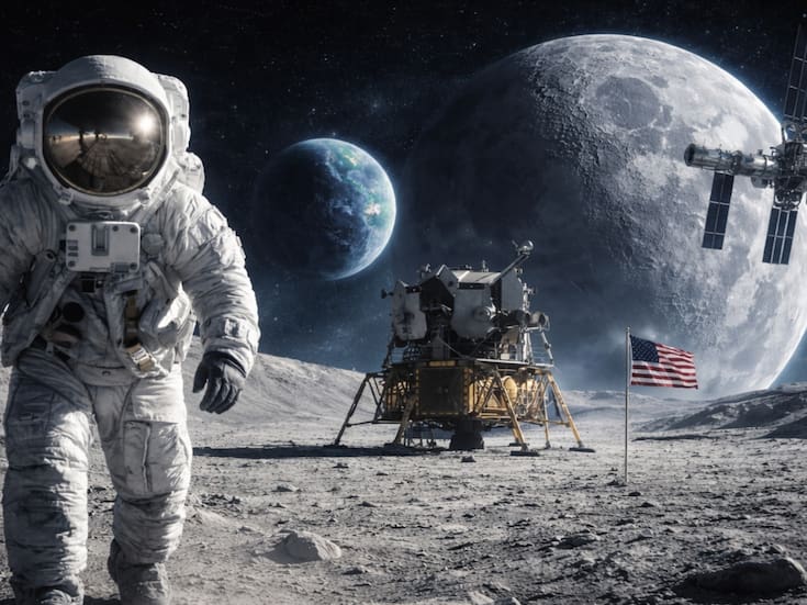 La NASA anuncia que en 2026 sus astronautas viajarán más lejos que nunca y volverán al entorno lunar, como parte del plan de EE.UU. para regresar a la Luna y establecer una presencia permanente en el espacio