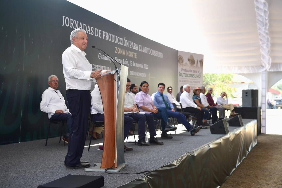 AMLO anuncia campaña de autoconsumo para enfrentar inflación en alimentos