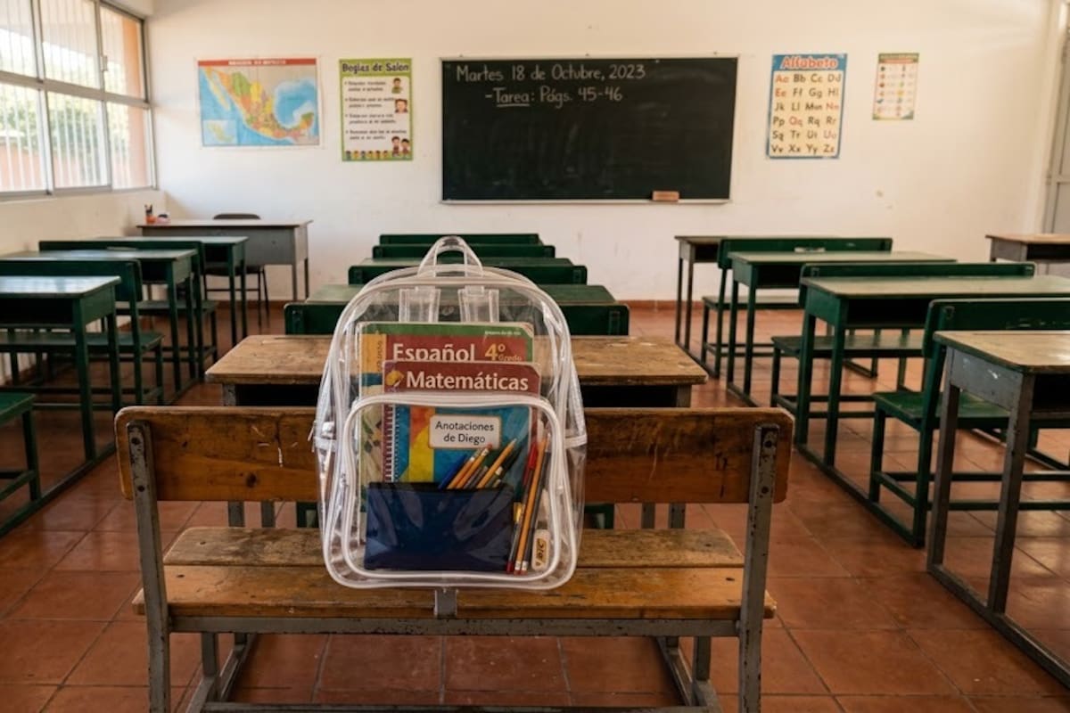 Mochilas transparentes no son obligatorias en Baja California: Educación