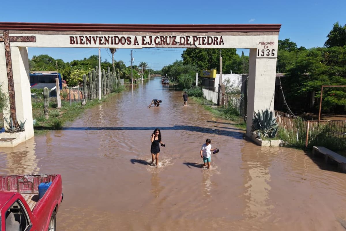 Huracán Polo deja mil 128 refugiados y comunidades incomunicadas en Sonora sin muertes directas por el huracán