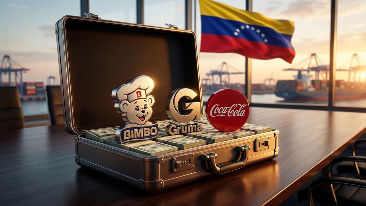 Gruma, Bimbo y Coca-Cola: La millonaria apuesta (y el gran riesgo) de las gigantes mexicanas en la Venezuela post-Maduro