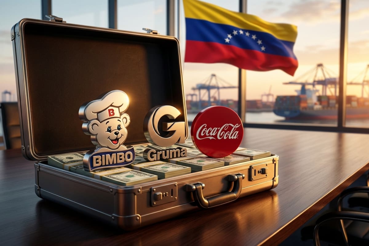 Gruma, Bimbo y Coca-Cola: La millonaria apuesta (y el gran riesgo) de las gigantes mexicanas en la Venezuela post-Maduro