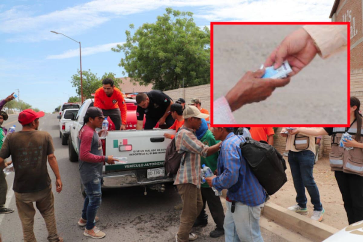 Altas temperaturas en Hermosillo obligan a reforzar entrega de agua y suero: reparten 300 litros en zonas vulnerables