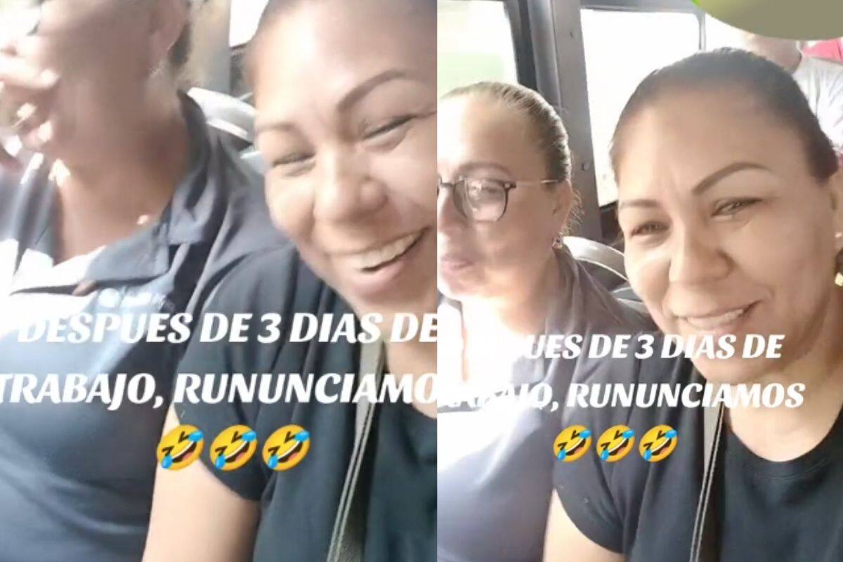 Mujeres renuncian después de 3 días de trabajo y se hacen virales