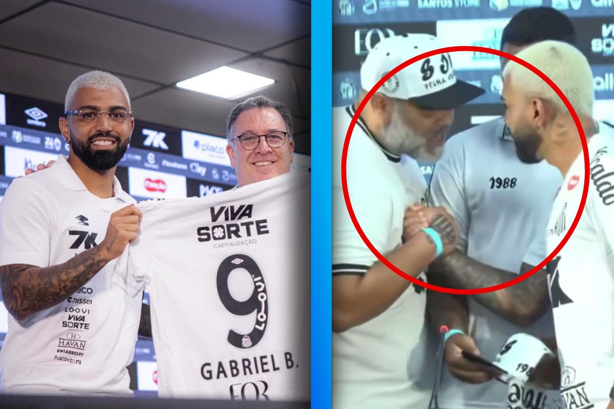 ¡Insólito! Gabriel Barbosa es presentado con Santos de Brasil y es amenazado de muerte por un aficionado