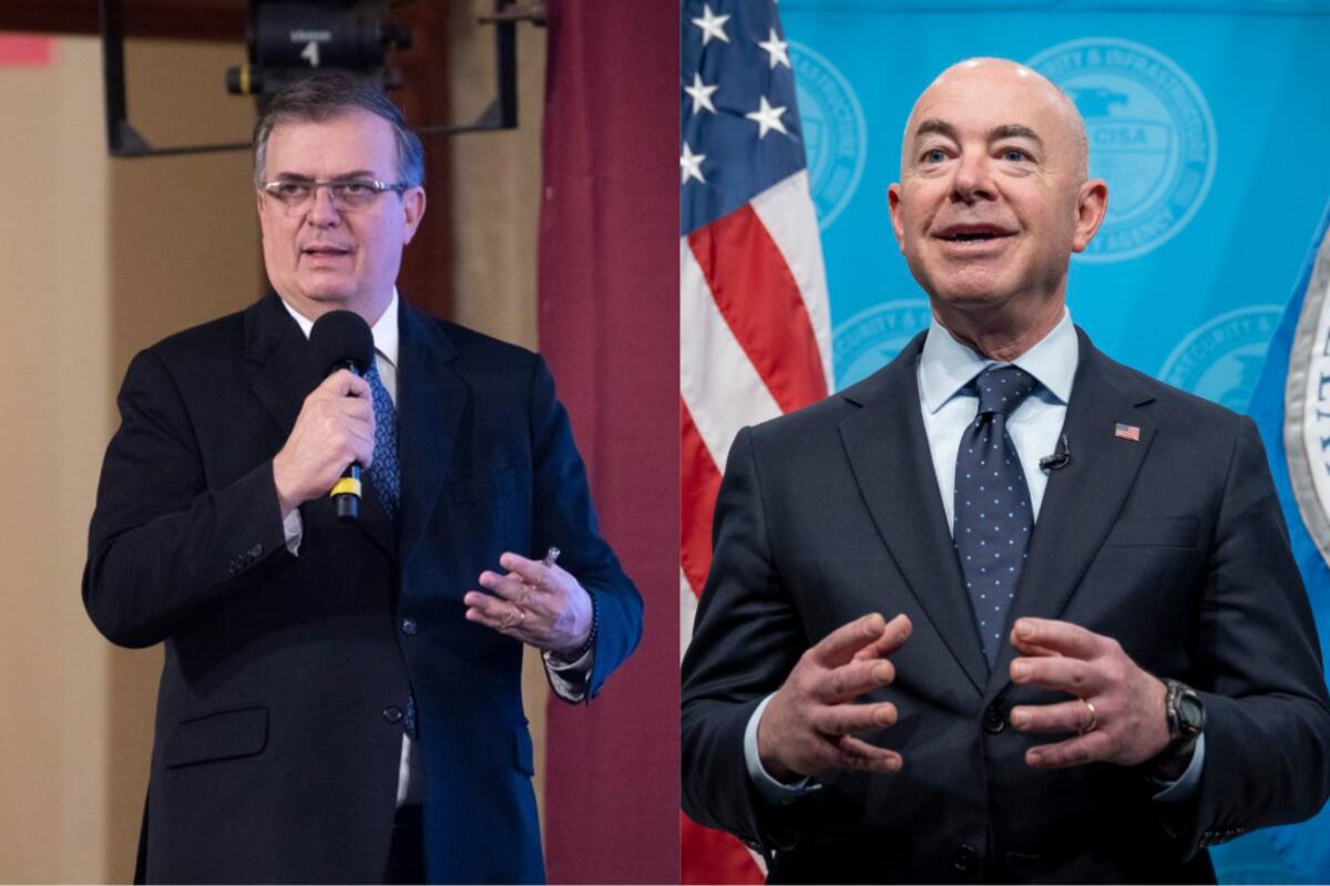 Reapertura fronteriza México-EU en dos vías; la propuesta de Marcelo Ebrard al secretario del DHS, Alejandro Mayorkas