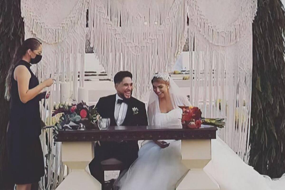 El Bebeto se casó con atractiva conductora sonorense