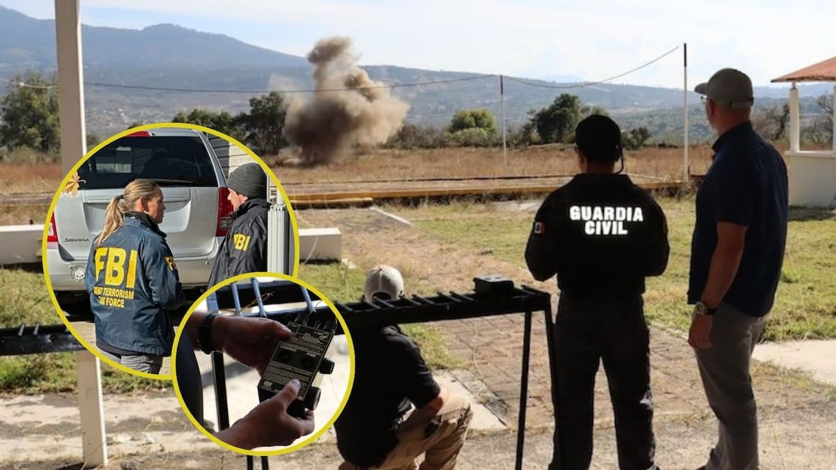 Ante violencia en Michoacán, FBI ya capacita a agentes de Seguridad Pública de México, además de Sedena, Semar y FGE en manejo de explosivos y drones