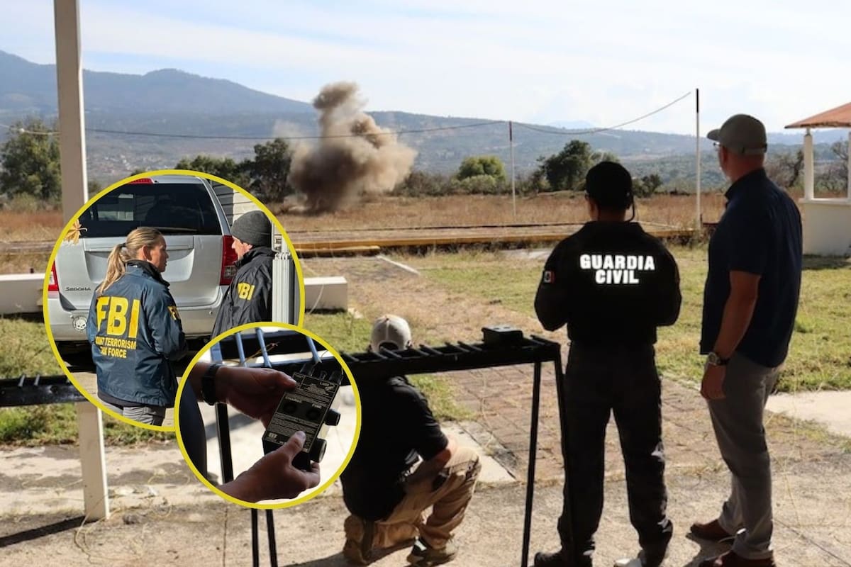Ante violencia en Michoacán, FBI ya capacita a agentes de Seguridad Pública de México, además de Sedena, Semar y FGE en manejo de explosivos y drones