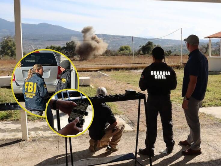 Ante violencia en Michoacán, FBI ya capacita a agentes de Seguridad Pública de México, además de Sedena, Semar y FGE en manejo de explosivos y drones