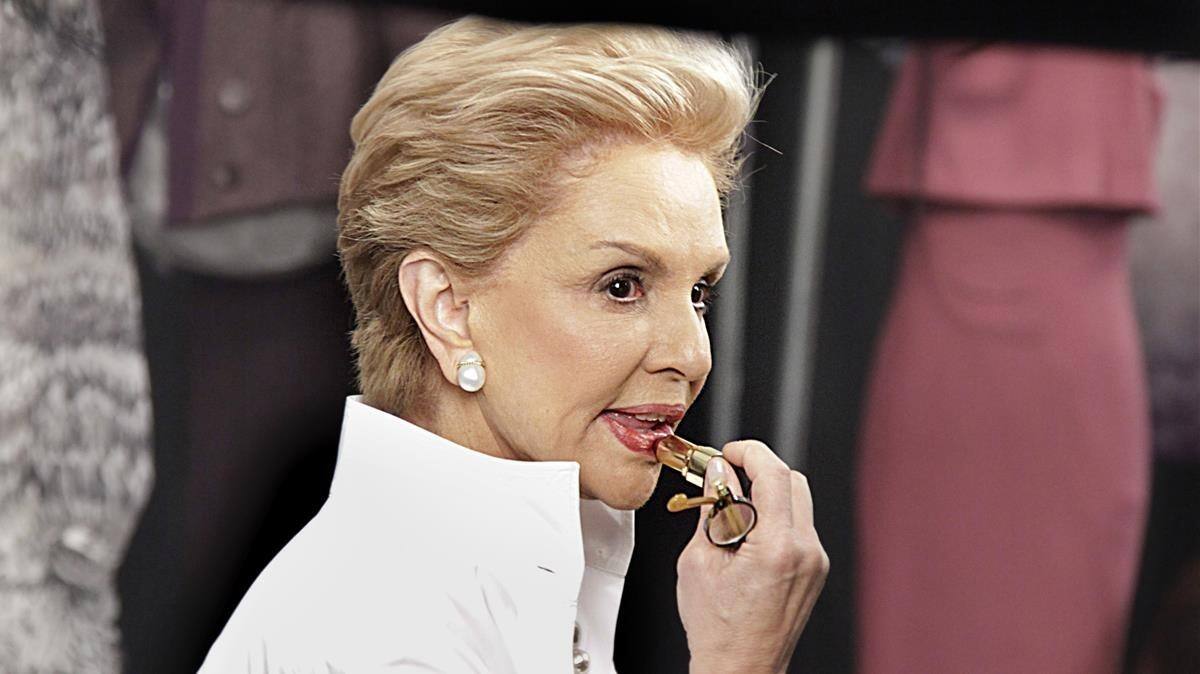 Carolina Herrera. Foto: AP (Photo Bebeto) Matthews