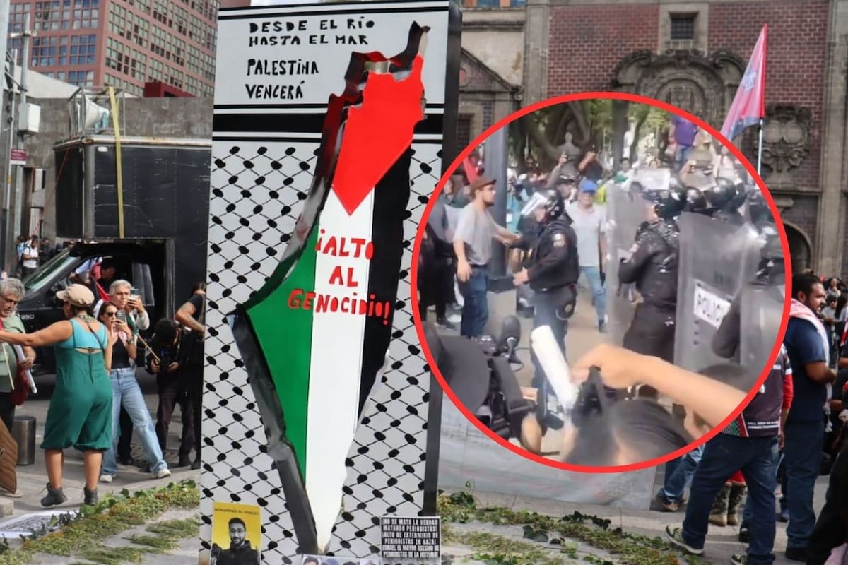 México por Palestina: Una megamarcha contra el genocidio en Gaza activa operativo policial que resulta en enfrentamientos