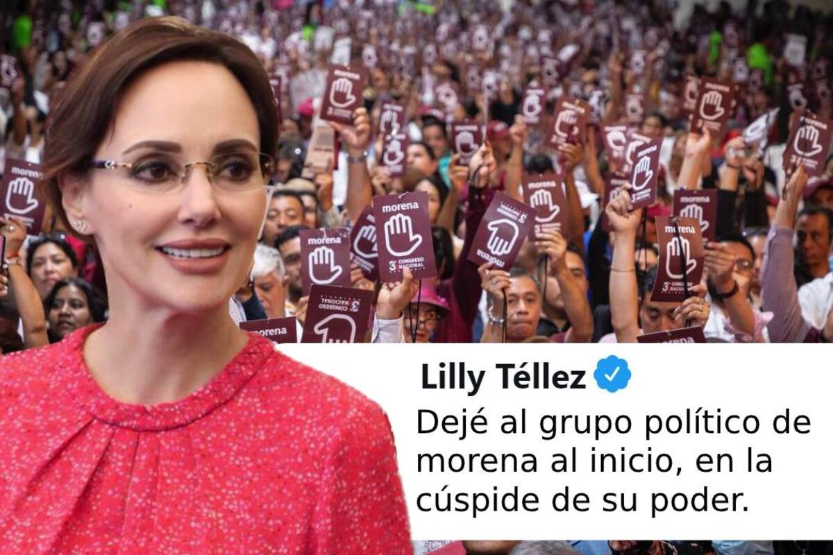 Lilly Téllez recuerda su salida de Morena: "Dejé al grupo político en la cúspide de su poder"