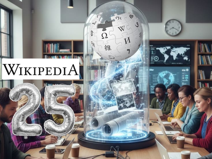 Wikipedia cumple 25 años y lo celebra con una cápsula del tiempo que revive su origen, muestra a las personas que la construyen y plantea cómo la mayor enciclopedia del mundo busca sobrevivir en la era de la inteligencia artificial